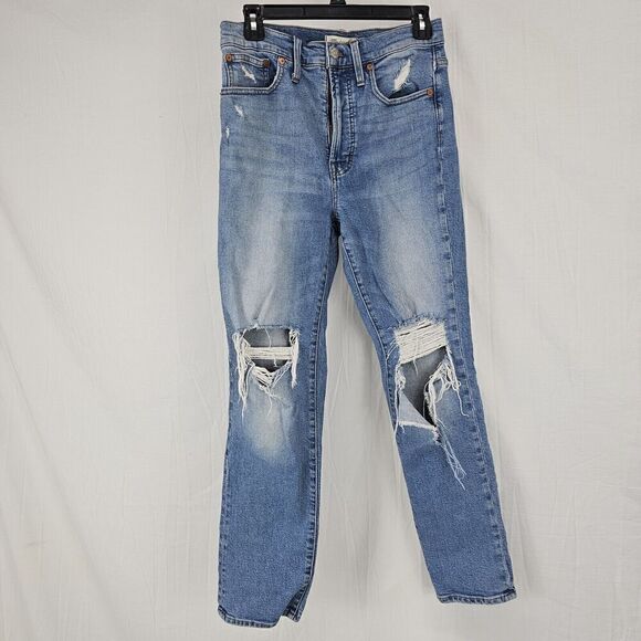 Madewell Jeans Women's Size 27 The Perfect Vintage Jean High Rise Stretch Blue - Picture 2 of 8